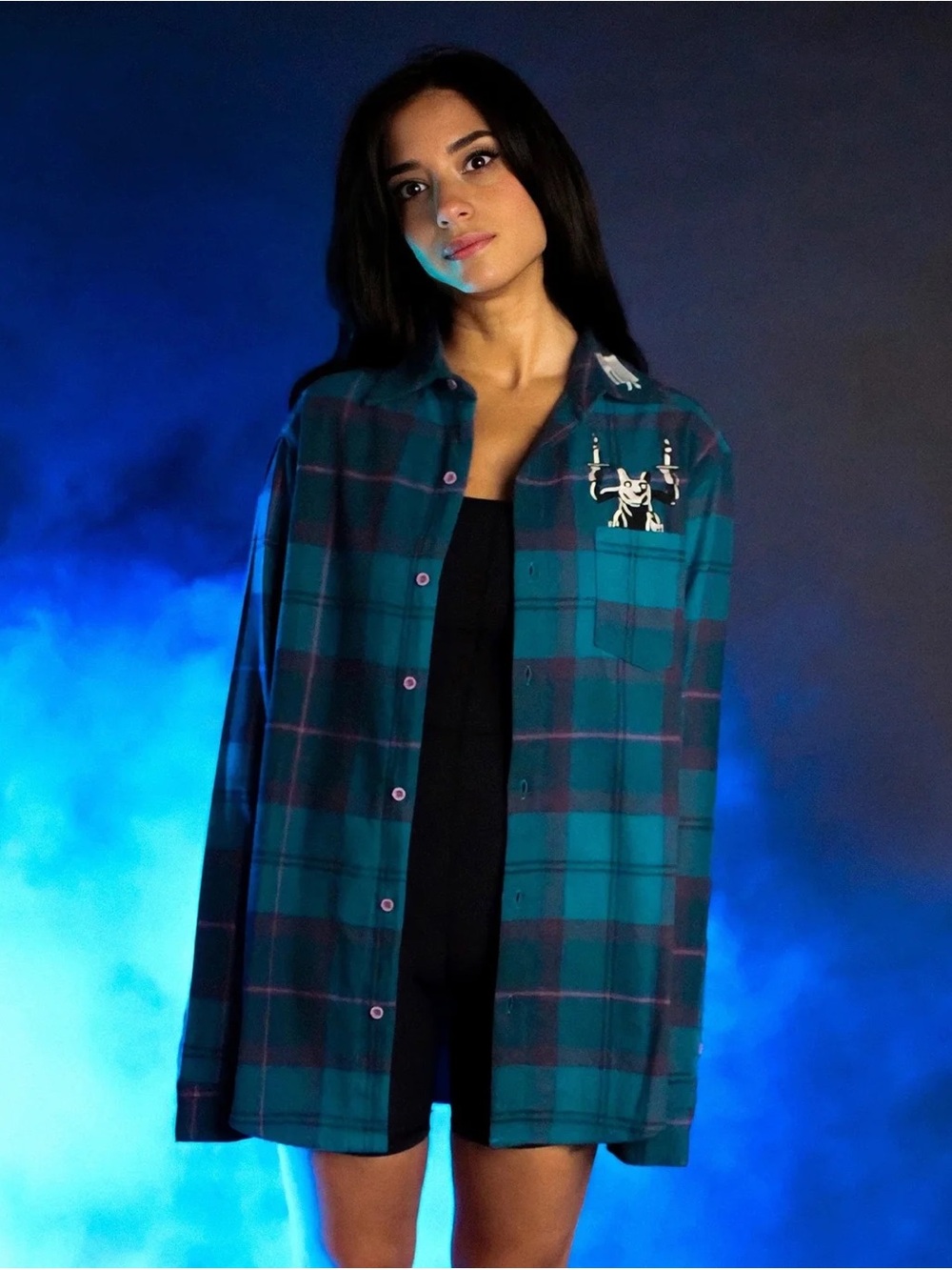 Cakeworthy Haunted XL Flannel